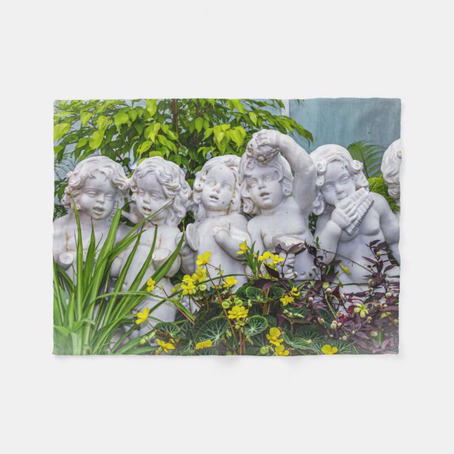 Sweet little angels... fleece blanket (Front (Horizontal))
