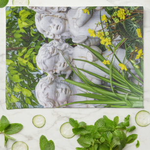 Sweet little angels... kitchen towel