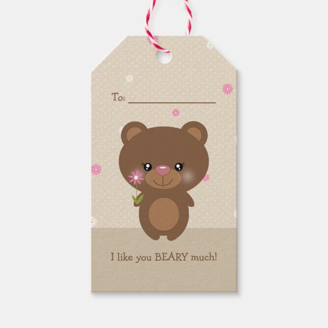 Sweet Little Bear Gift Tags (Front)