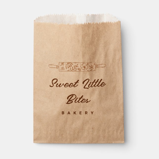 Sweet Little Bites Bakery Logo  Favour Bag (Front)