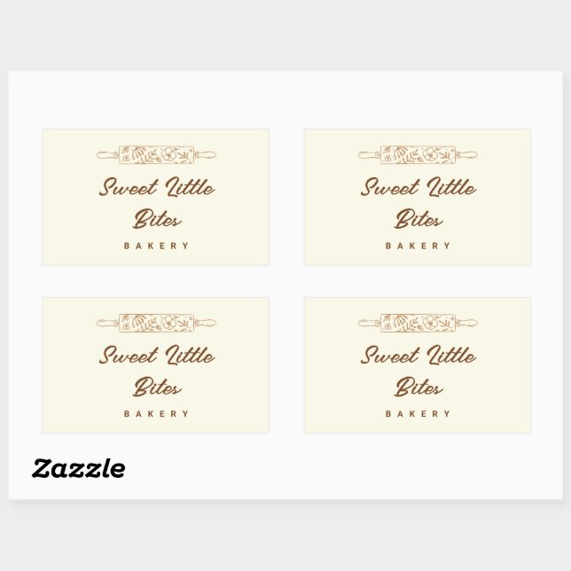 Sweet Little Bites Bakery Logo Sticker (Sheet)