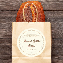Sweet Little Bites Bakery Logo Sticker