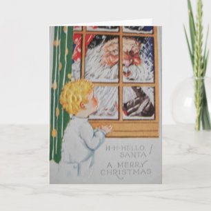 Sweet Little Boy... Christmas Greeting Card