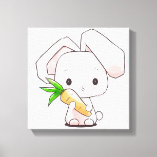 Sweet Little Bunny Canvas Print