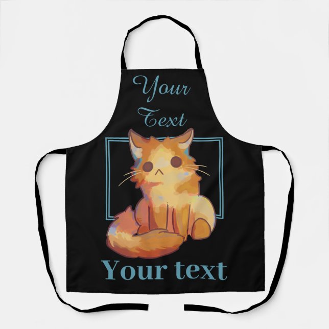 Sweet little Cat, kitten, cat Apron (Front)