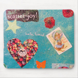 Sweet Little Cheering Mouse Pad. Mouse Pad