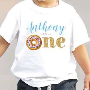 Sweet Little Doughnut Boys 1st Birthday Baby T-Shirt