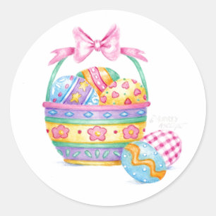 Sweet Little Easter Basket Stickers