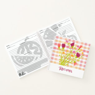 Sweet Little Flowered Recipe Book