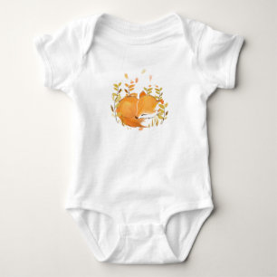 Sweet little fox baby bodysuits