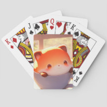 Sweet Little Fox in a Teacup