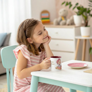 Sweet little girl Happy Birthday Two-Tone Coffee Mug