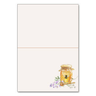 Sweet Little Honey Baby Shower Place Card