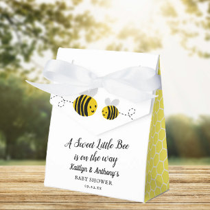 Sweet Little Honey Bee Baby Shower Favor Box