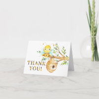 Sweet Little Honey Bee Baby Shower Thank You