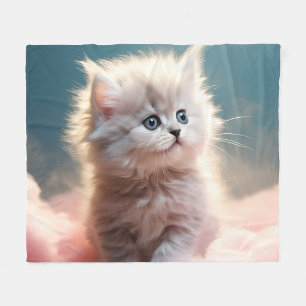 Sweet little kitten  fleece blanket