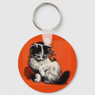 sweet little kitten keychain
