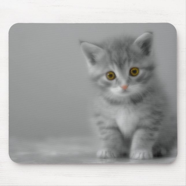 Sweet Little Kitten Mouse Pad (Front)
