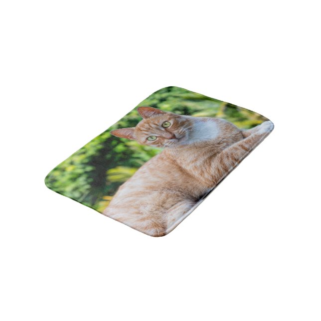 Sweet little kitty bath mat (Angled)