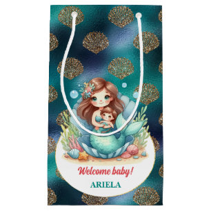 Sweet Little Mermaid Baby Small Gift Bag