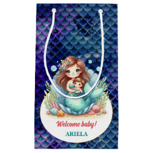 Sweet Little Mermaid Baby Small Gift Bag
