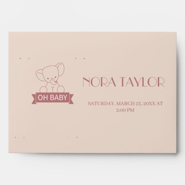 Sweet Little One on the Way  Envelope (Front)