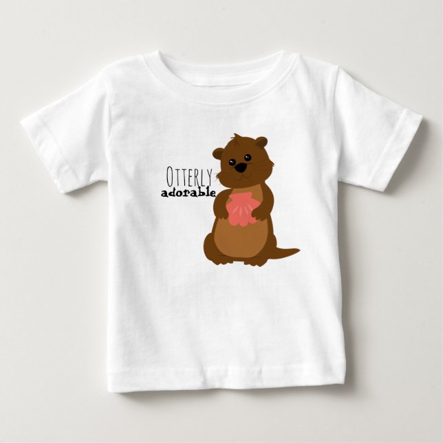 Sweet Little Otter tee (Front)