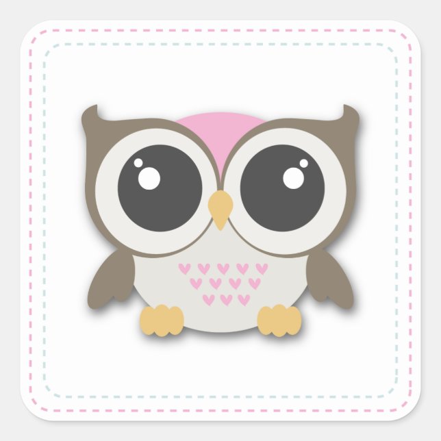 Sweet Little Owl | Stickers (Front)