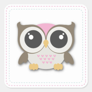 Sweet Little Owl Stickers