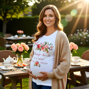 Sweet Little Peach Mommy T-Shirt