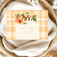 Sweet Little Peaches Baby Shower Diapper Raffle