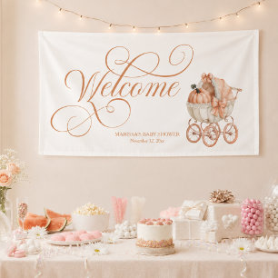 Sweet Little Pumpkin Baby Shower Banner