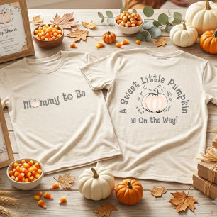 Sweet Little Pumpkin Mommy T-Shirt Tri-Blend Shirt