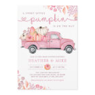 Sweet Little Pumpkin Pink Autumn Baby Shower
