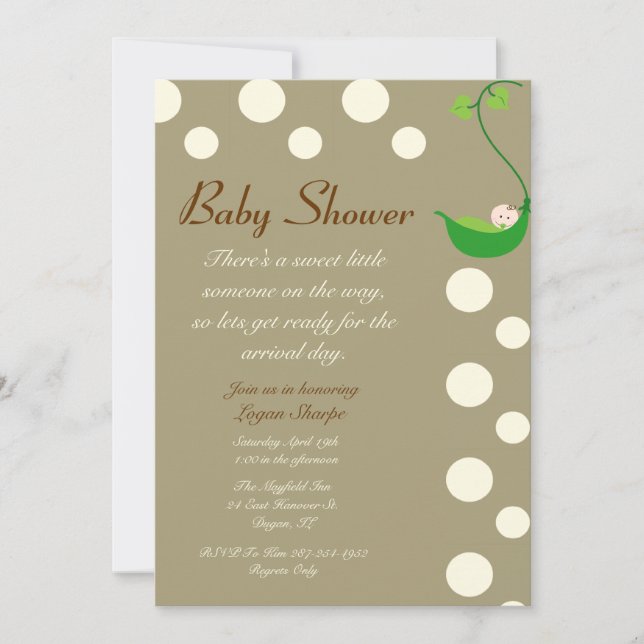 Sweet Little Someone Baby Shower Invitation (Front)