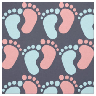 Sweet Little Steps – Adorable Baby Footprints Baby Fabric