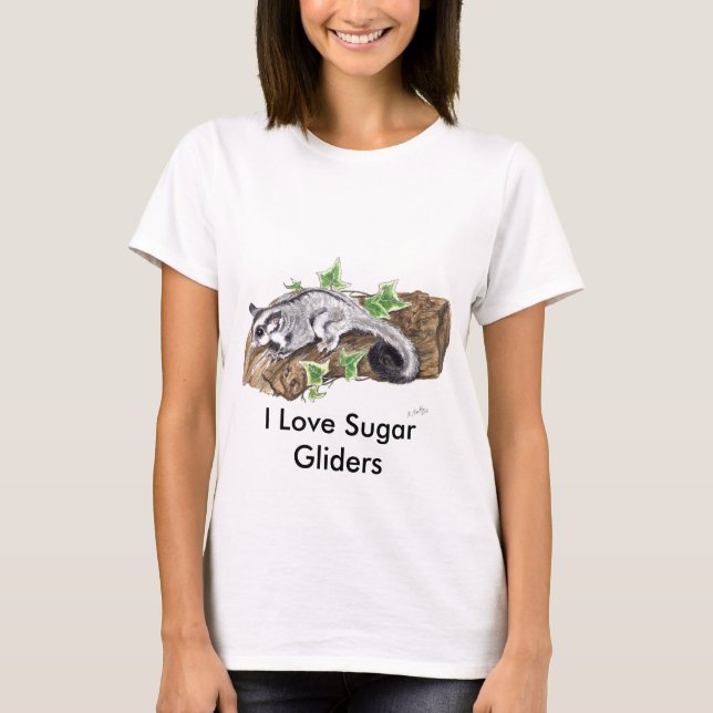 Sweet Little Sugar glider Joey T-Shirt (Front)