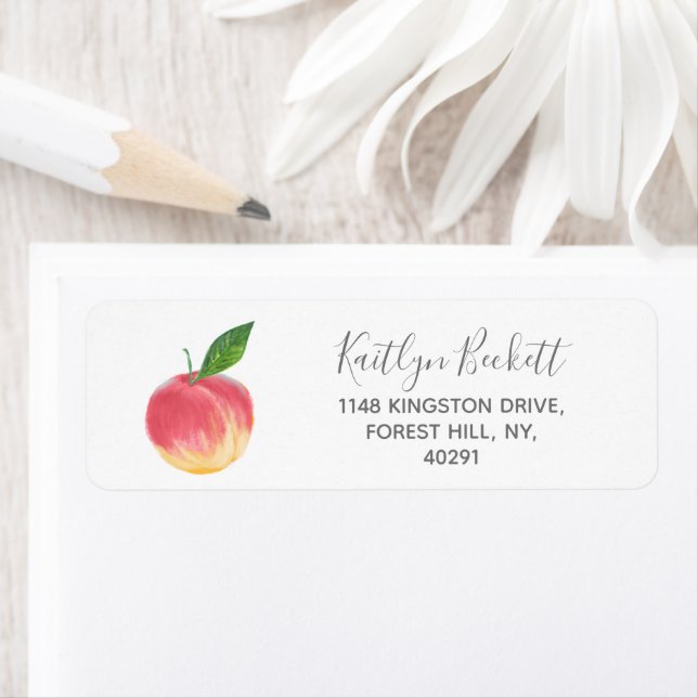 Sweet Little Watercolor Peach (Insitu)