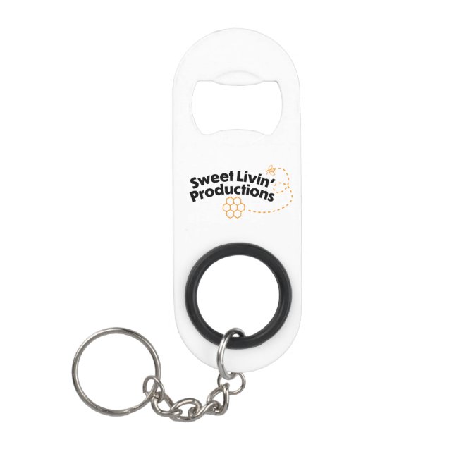 Sweet Livin' Bottle Opener Keychain Bottle Opener (Front)