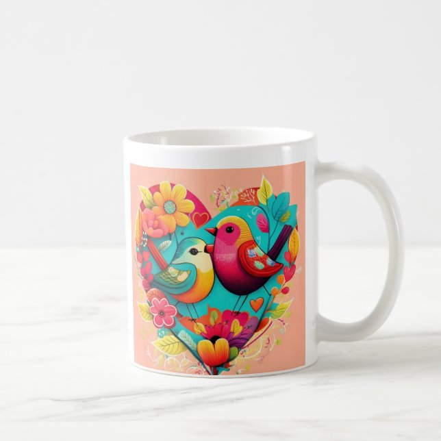 Sweet Love Birds Cup (Right)