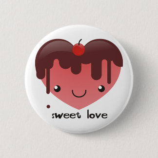 Sweet Love Buttom 2 Inch Round Button