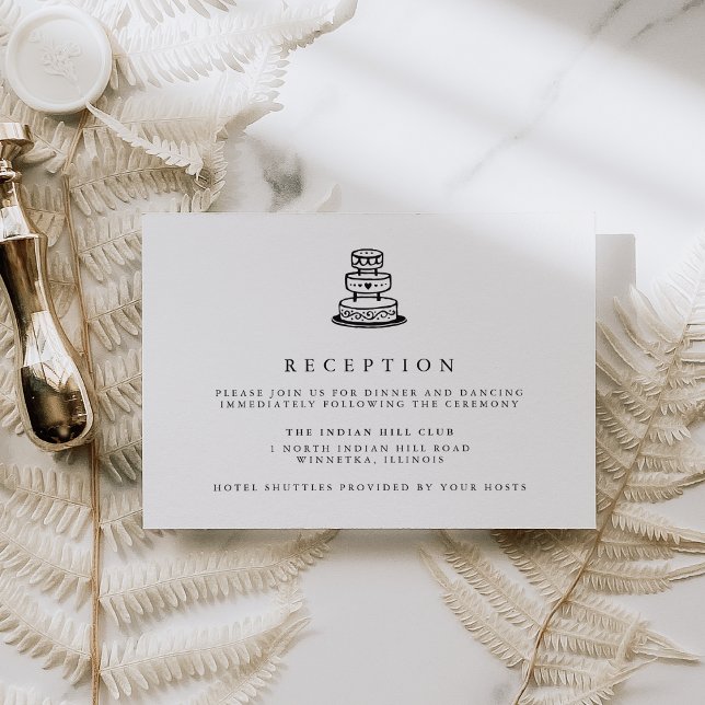 Sweet Love | Carte de la réception de mariage (Créateur téléchargé)
