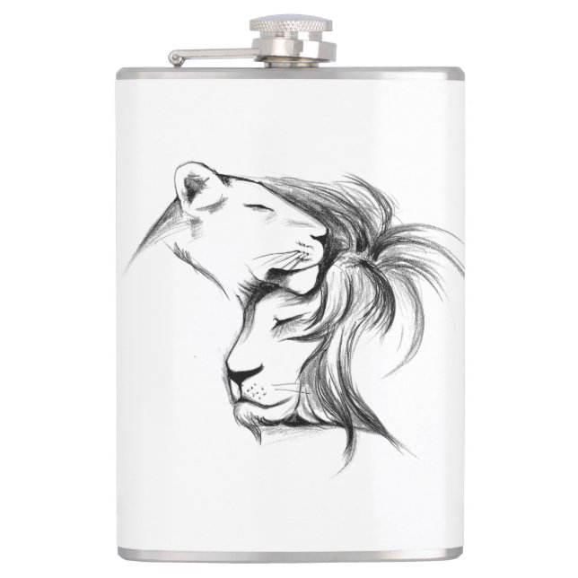 Sweet Love Drink Hip Flask (Front)