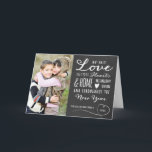 Sweet Love Holiday Photo Greeting Card<br><div class="desc">Sweet Love Holiday Photo Greeting Card by Orabella Prints.  Please replace the template photo with an image of your own prior to purchasing.</div>