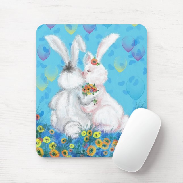 Sweet Love - Kiss Mouse Pad (With Mouse)