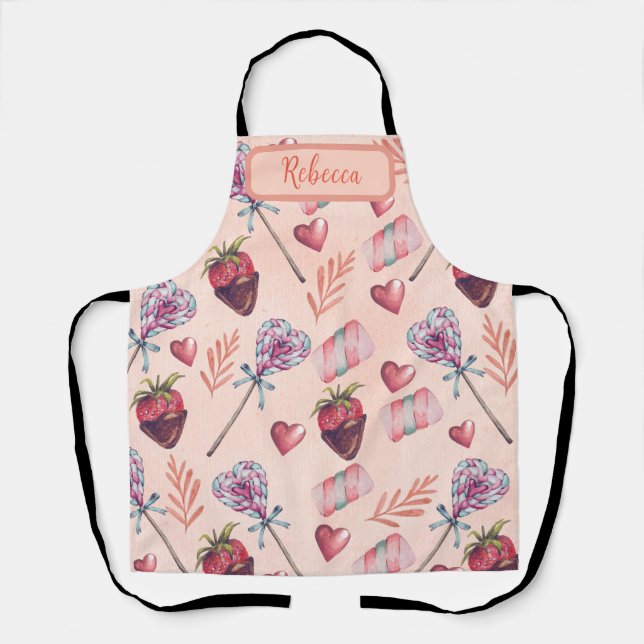 Sweet Love Valentine’s Day Apron (Front)