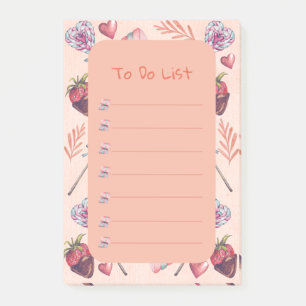 Sweet Love Valentine's Day To Do List Post-it