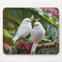 Sweet Lovebirds Mouse Pad