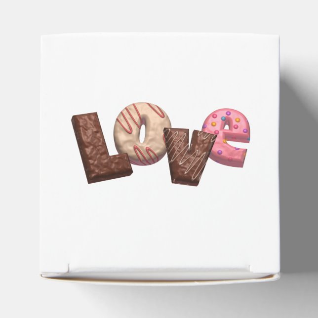 Sweet Lover  Favor Box (Top)