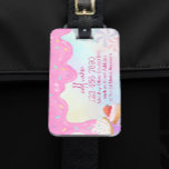 sweet luggage tag<br><div class="desc">You can add a name,  monogram or other custom text. If you need to move the art around,  click on the customize button to make changes.</div>